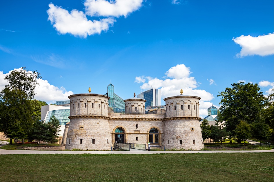 Fort Thüngen located in front of Mudam Museum